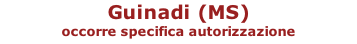Guinadi (MS) occorre specifica autorizzazione