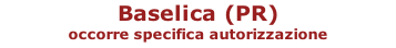 Baselica (PR) occorre specifica autorizzazione